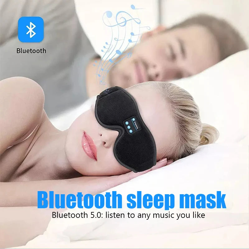 3D Bluetooth Sleep Headphones Eye Mask