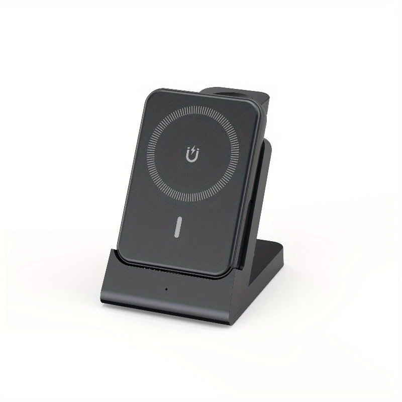 3-in-1 Detachable MagSafe 15W Wireless Power Bank