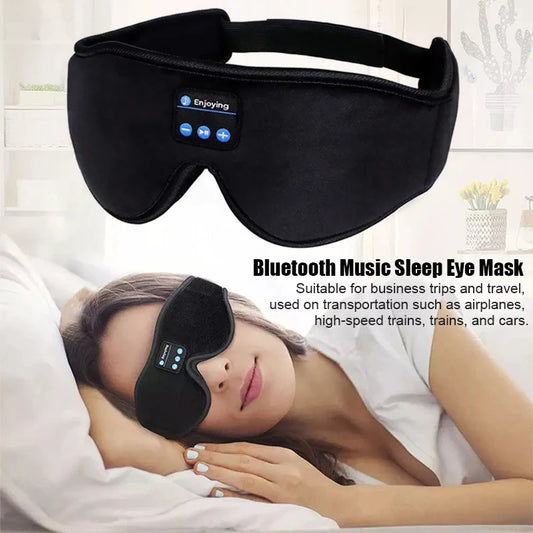 3D Bluetooth Sleep Headphones Eye Mask