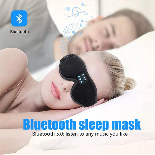 3D Bluetooth Sleep Headphones Eye Mask