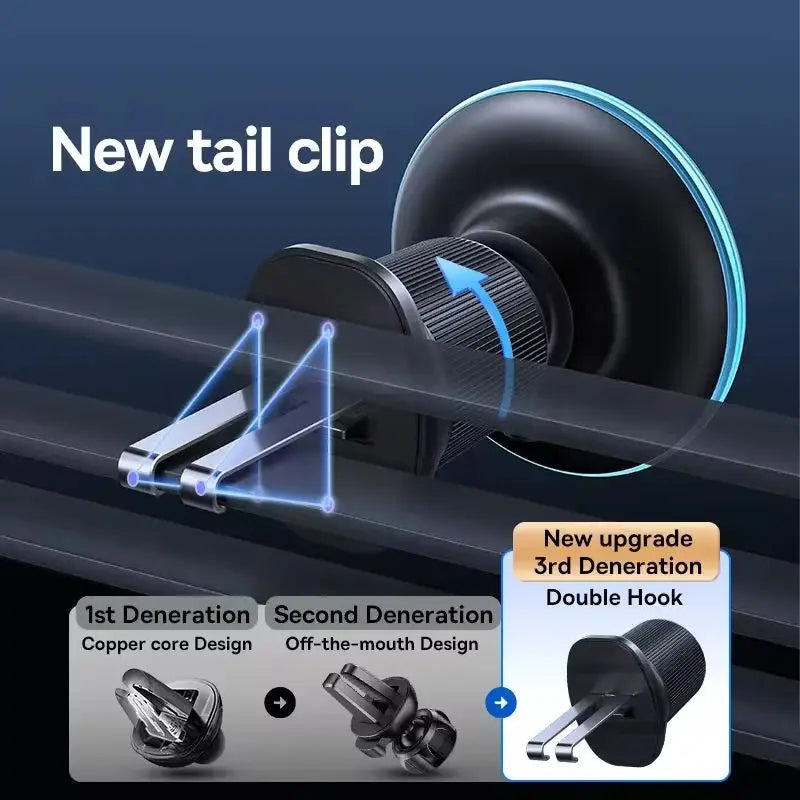 15W Magnetic Car Charger & Phone Holder