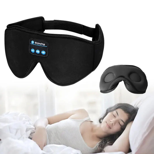 Wireless 3D Eye Mask Headphones for Sleep & Travel